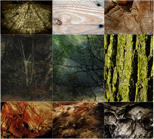 Textures for Adobe Photoshop - Wooden Textures