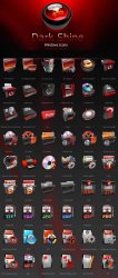 Dark Shine Icons. ������ � ������� ICO