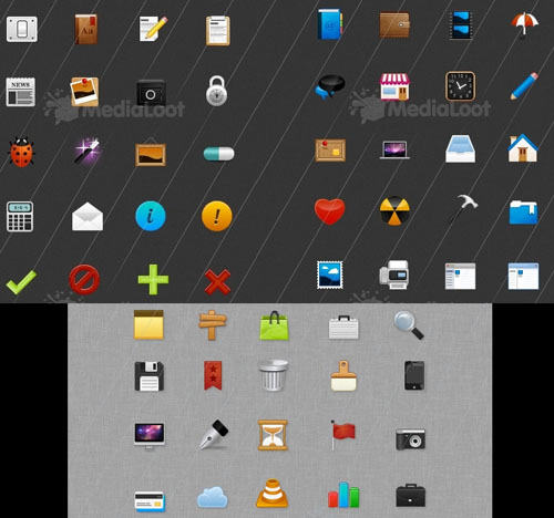 MediaLoot Applied � 48px Icon pack 1,2,3 � RETAIL