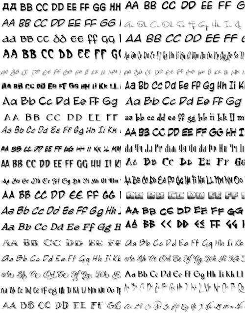 ��������� ������� (Blambot Fonts)