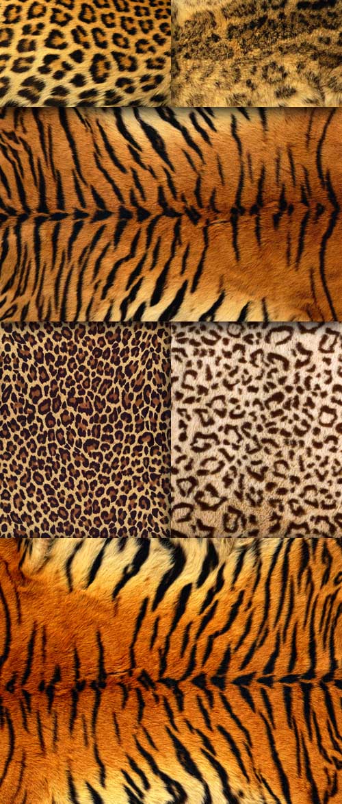 Textures are a set of animal skins