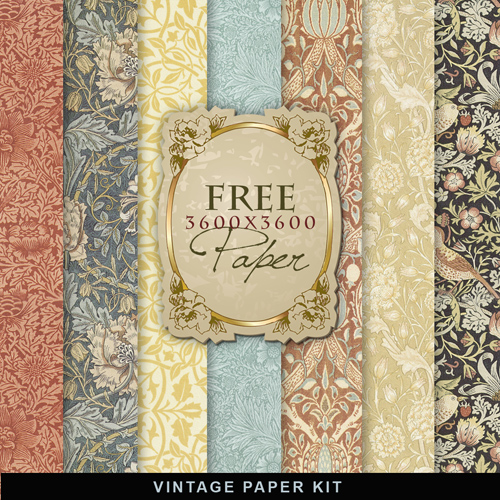 Textures - Old Vintage Backgrounds #35