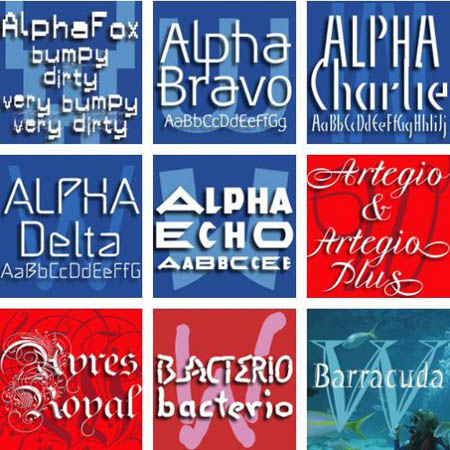 Wiescher Design Fonts