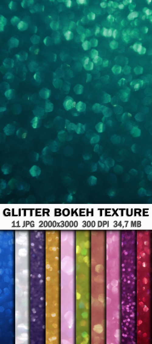Glitter bokeh texture 