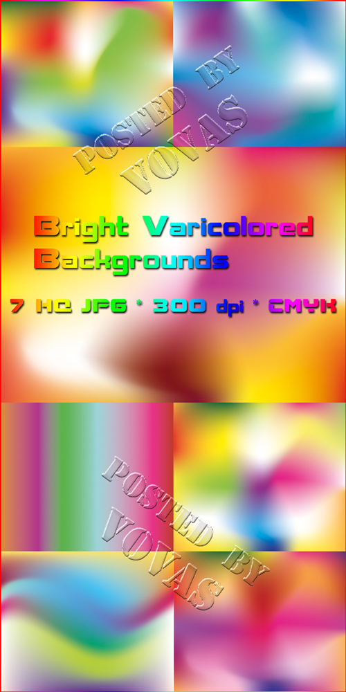 Bright Varicolored Backgrounds  ����� ������������ ����