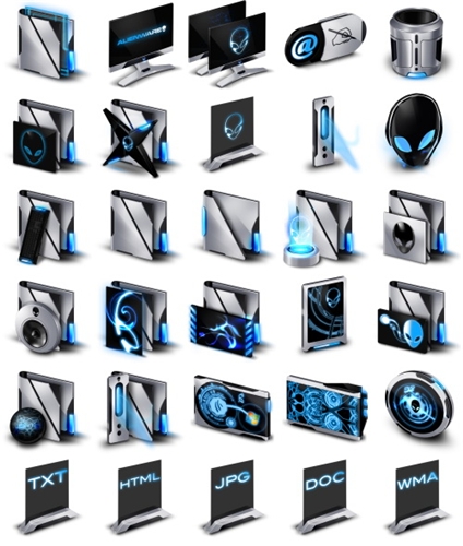 Alienware Invader Icons
