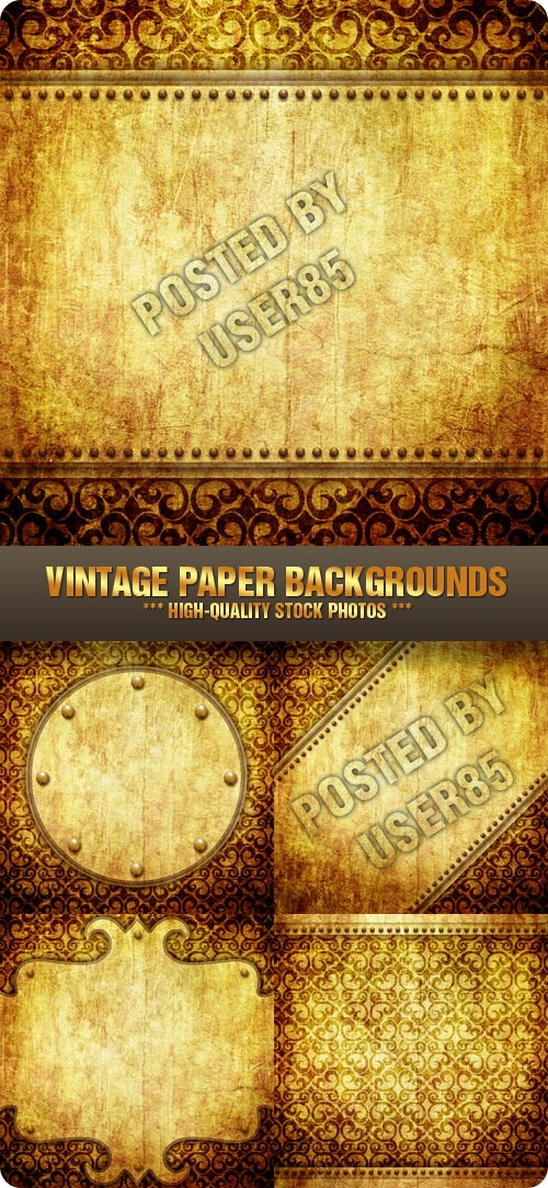 Stock Photo - Vintage Paper Backgrounds