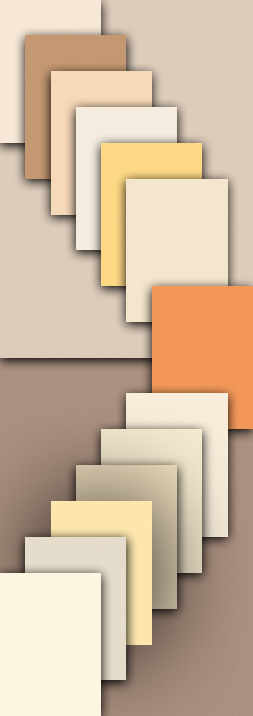 A set of light-colored textures