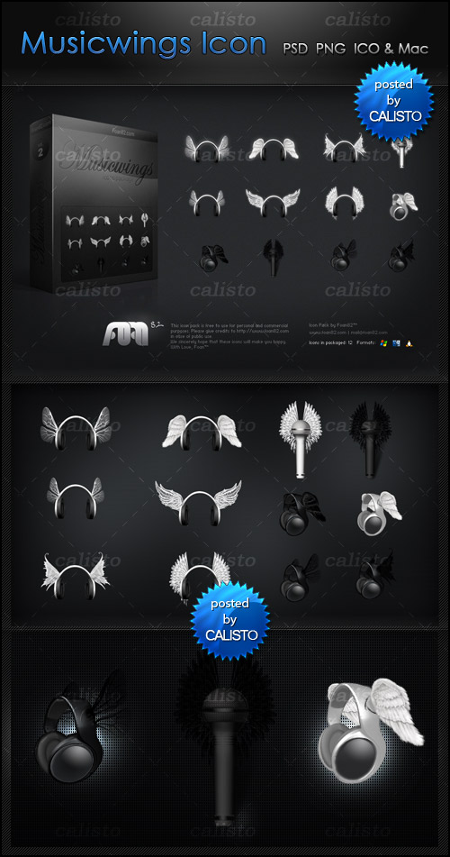 Musicwings Icons