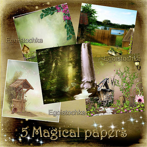 ���� � 5 Magical Papers