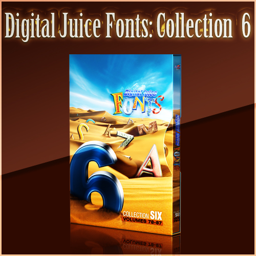 Digital Juice Fonts: Collection Six