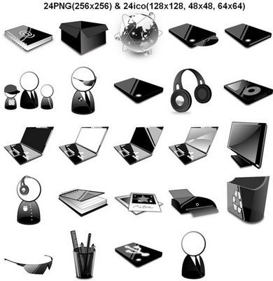 383 PNG, 24 PNG &amp; 24 ICO