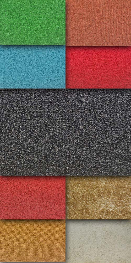 A set of carpet textures