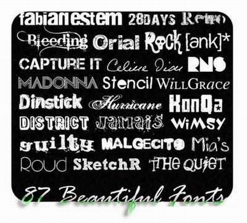 87 Great Fonts Collection