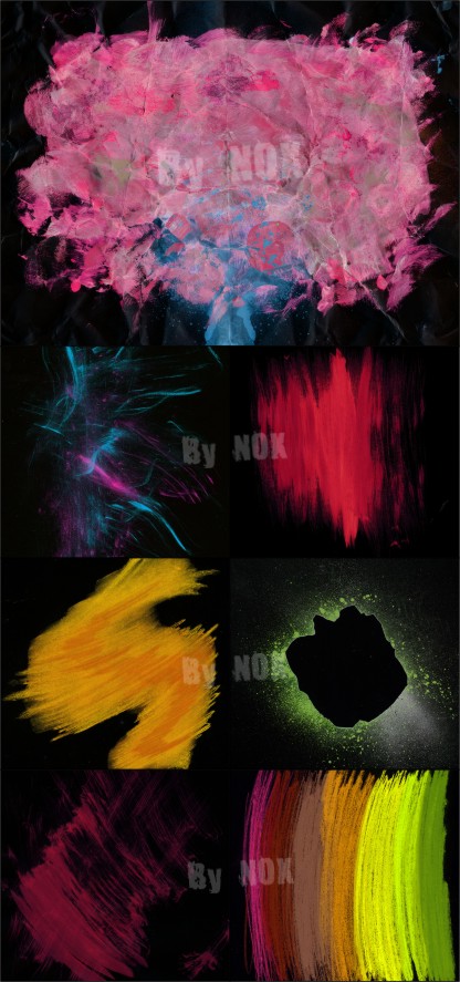 Coloured  Chalk Textures - ������� �����