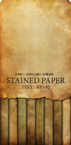 Stained Paper, Textures - Doors,Blue Jeans Texture!