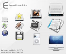 Etheral Icons. ������ � ������� ICO, PNG