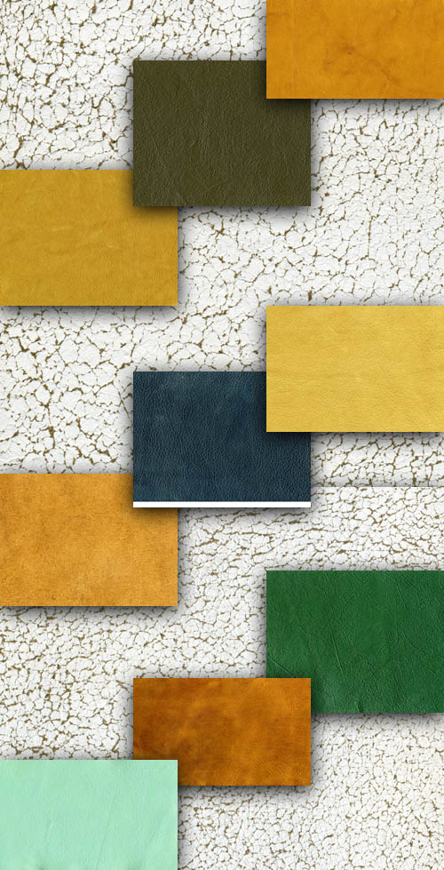 A set of leather textures