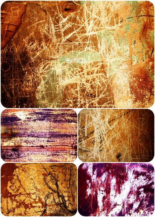 5 Grunge Textures - �����, ��������