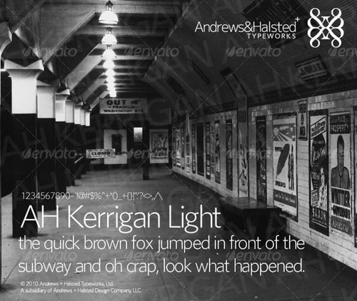 GraphicRiver AH Kerrigan Light Font