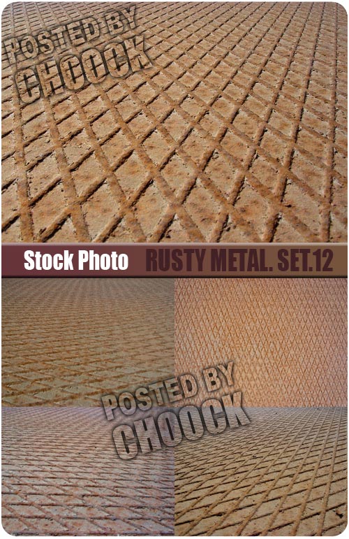 Stock Photo: Rusty metal. Set.12 