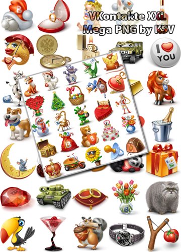 VKontakte XXL Mega PNG by KSV