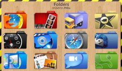 Folders. ������ � ������� PNG