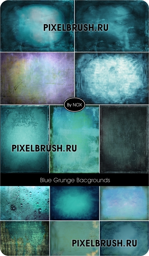 Blue Grunge Backgrounds - ����� ��������� ����