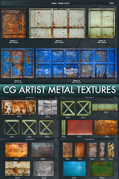 Metal construction textures