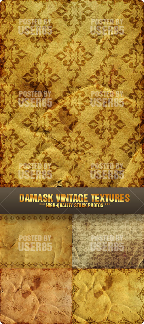 Stock Photo - Damask Vintage Textures