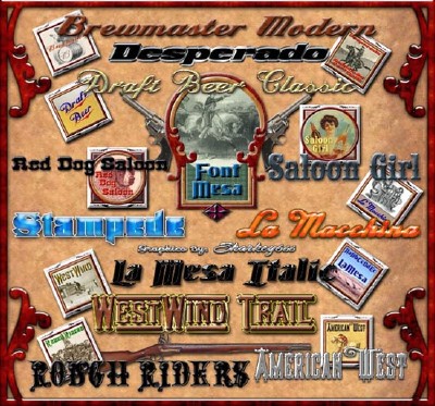 ������� ����� - Wild West Fonts