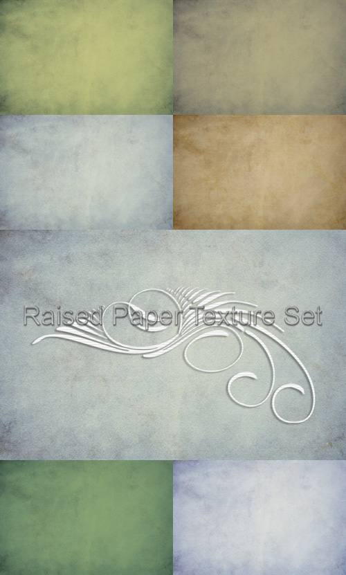 Raised Paper Texture Set