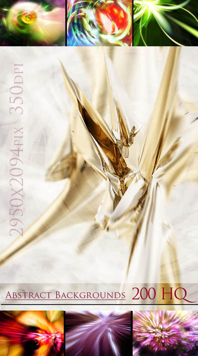 200 HQ Abstract Backgrounds