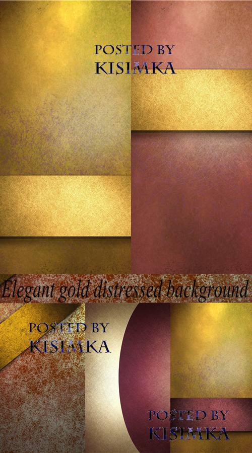 Stock Photo: Elegant gold distressed background with texture