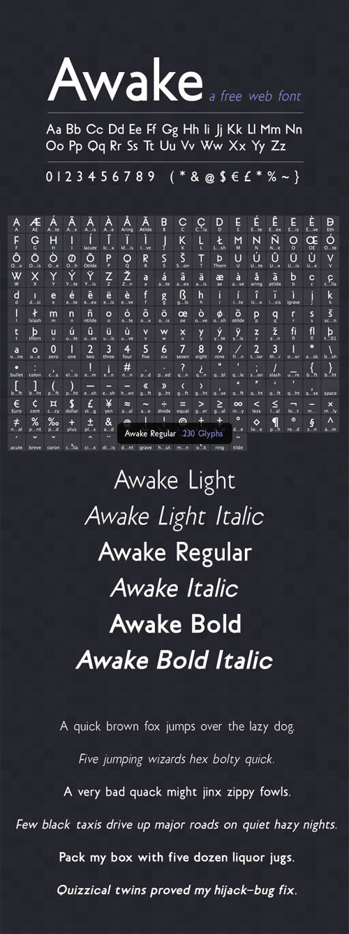 Awake Sans Web Font - MediaLoot Awake Sans Web Font - MediaLoot