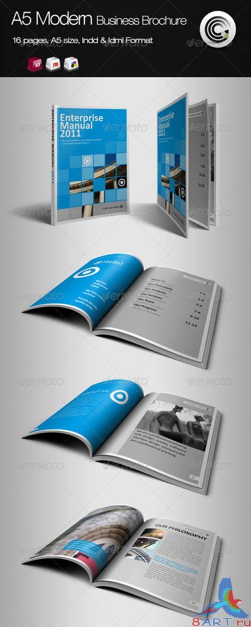 GraphicRiver A5 Vertical Modern Business Brochure GraphicRiver A5 Vertical Modern Business Brochure