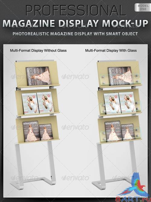 GraphicRiver Professional Magazine Display Mock-up V1