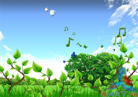 PSD - Vivid Nature Template