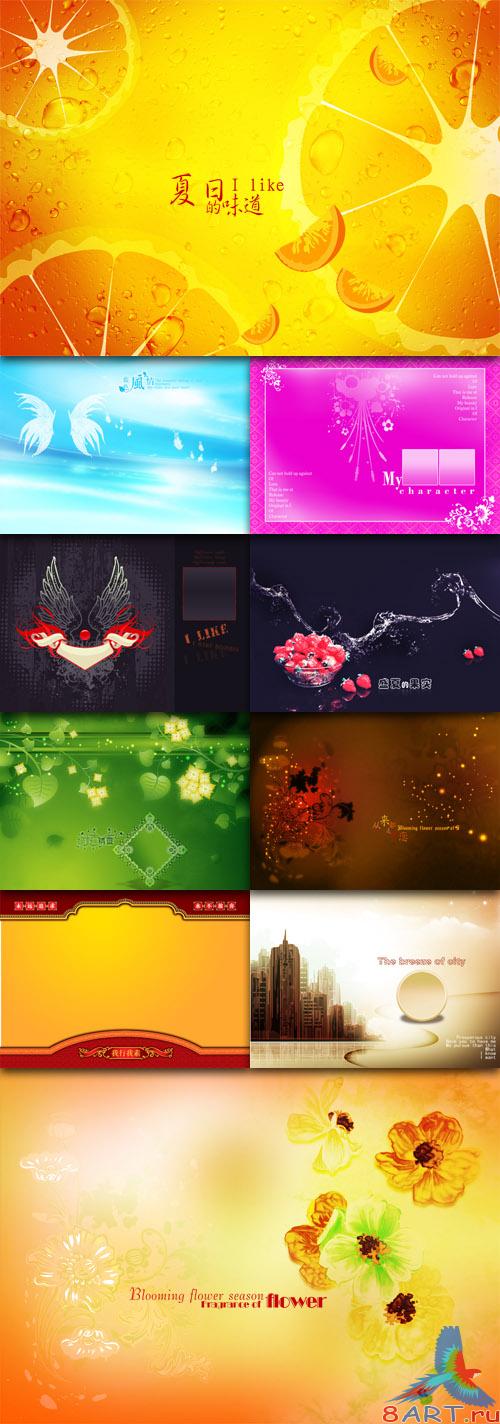 Art photo template its own way