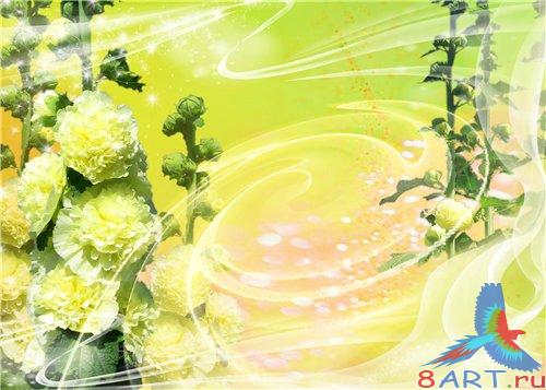 PSD - Bright Yellow Flowers