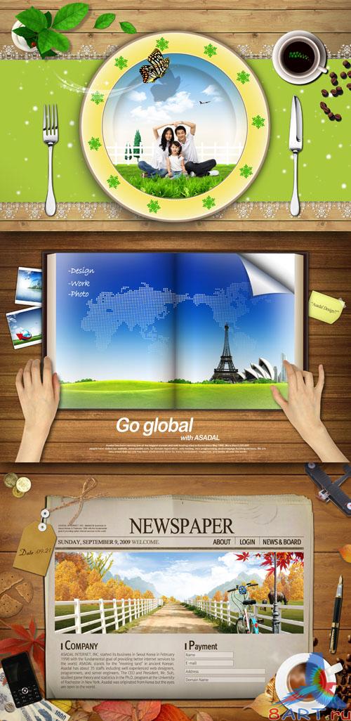 Sources - Breakfast, lunch, dinner