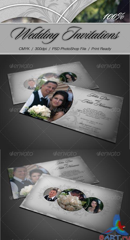 GraphicRiver Wedding Invitation Card