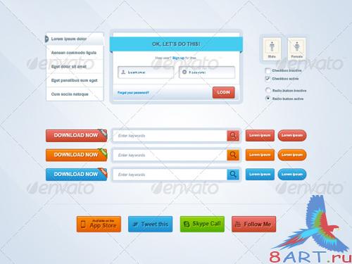 Nice Web Elements - GraphicRiver