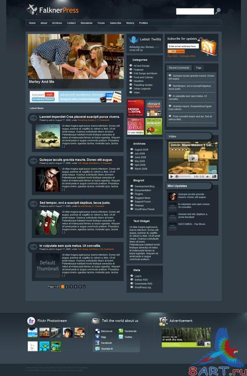 8 �������� ���� WP