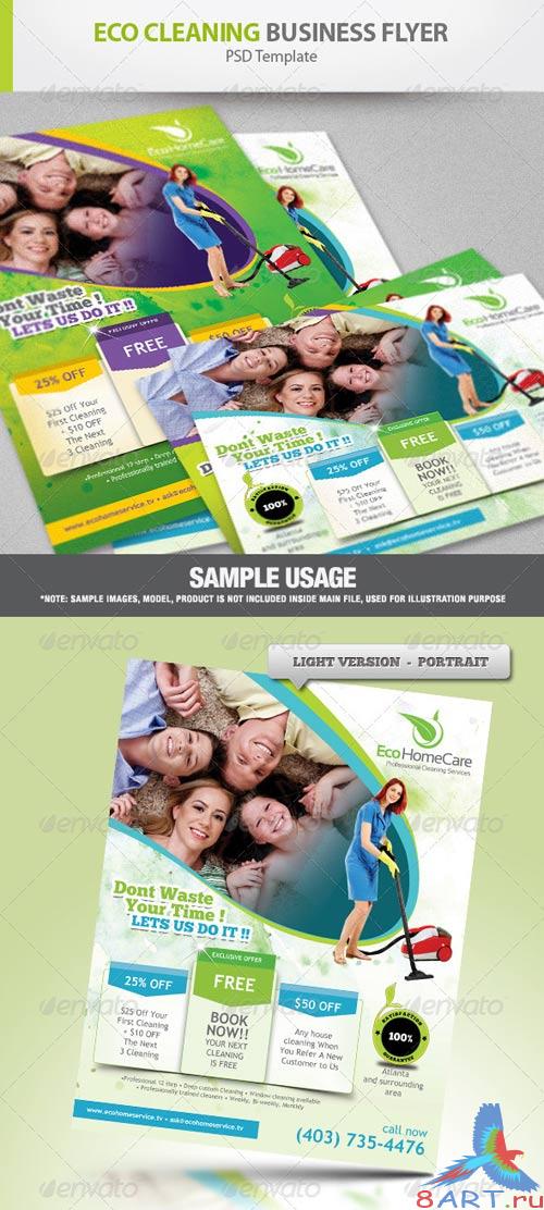 GraphicRiver Eco Cleaning Service Flyer Ad