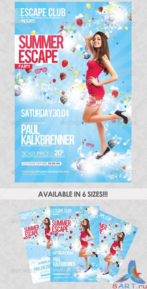 GraphicRiver Summer Escape Poster/Flyer
