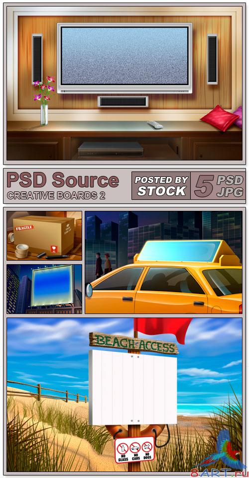 PSD Source - Creative boards 2