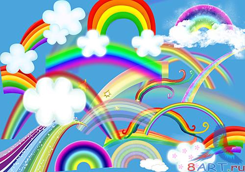 PSD - Rainbow set