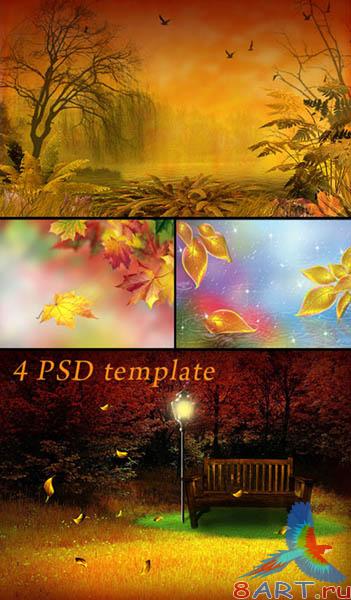 4 PSD template