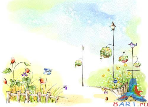 PSD - Drawing Park Template PSD - Drawing Park Template